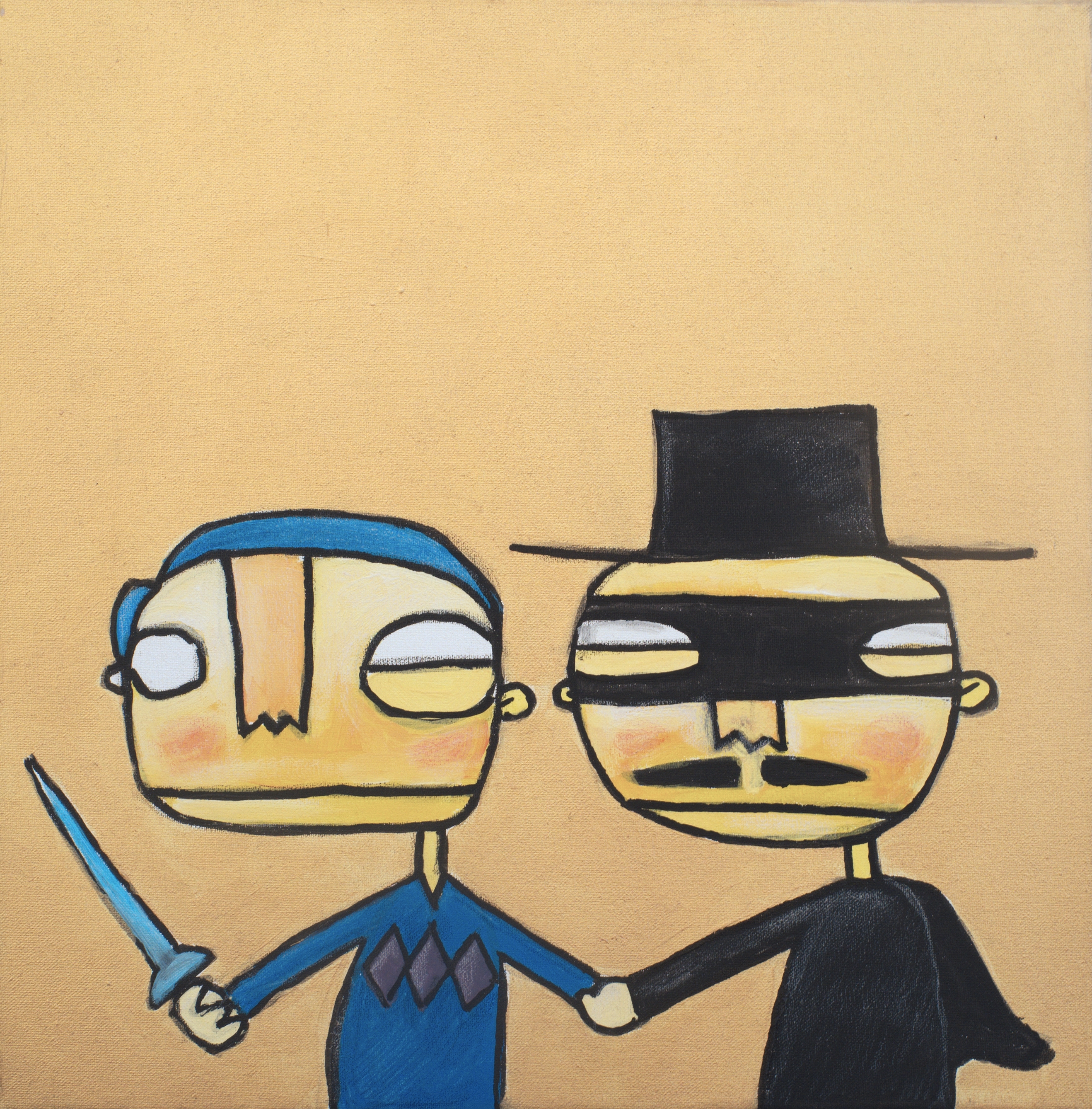 AUTORITRATTO CON ZORRO